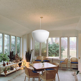 Warm Diffused Glow Wood Pendant Light - OroDwell