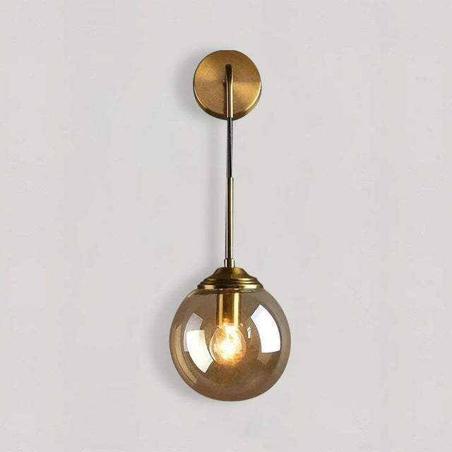 Lunara Glass Wall Lamp – Scandinavian-Inspired