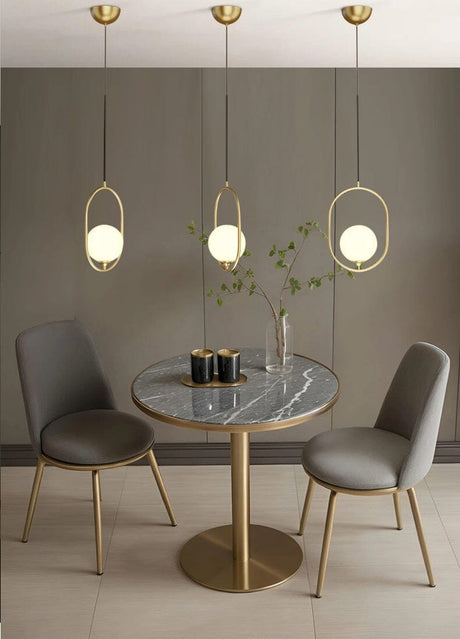 Eira Scandinavian Glass Pendant Light for Kitchen