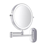 Led magnifying vanity mirror - 3x to 10x magnification