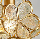 Floral Glass Pendant Light Soft Ambient Glow