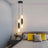Aluminum pendant lamp for dining nook