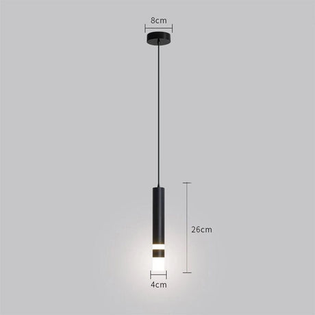 Painted finish pendant light for kitchen