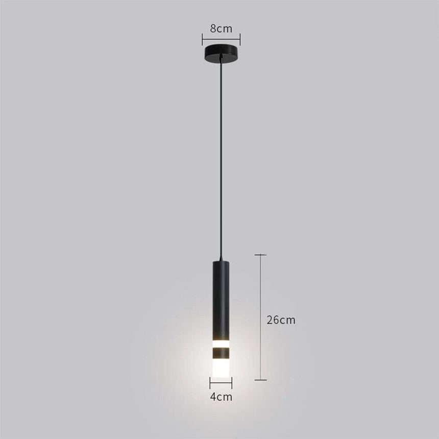 Painted finish pendant light for kitchen