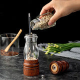 Salt and Pepper Mills easy refill mechanism detail - OpalDwell