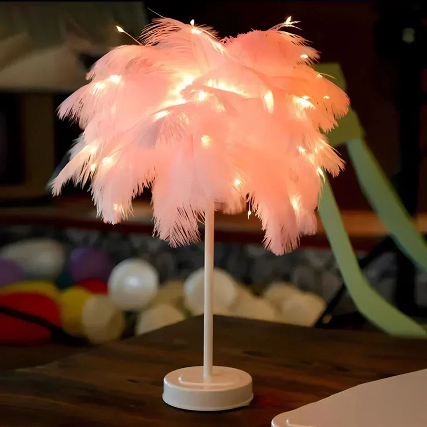 Lamp with remote control detail