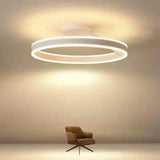LED Ceiling Light Installed Overhead View OpalDwell