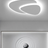 Asymmetrical Ceiling Lamp Fixture