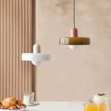 Halo Pendant Lamp adjustable height LED ceiling fixture - OpalDwell