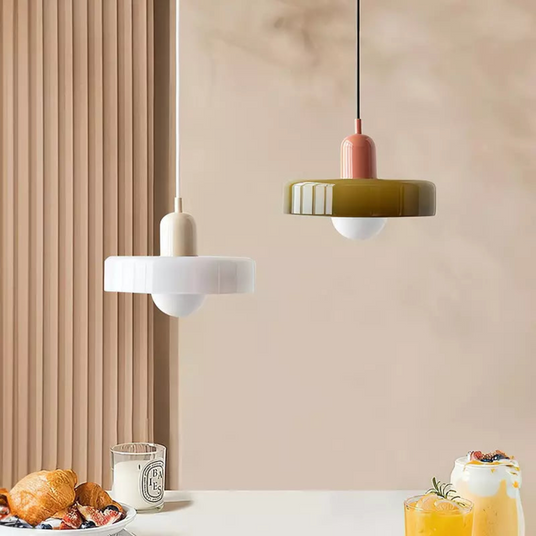 Halo Pendant Lamp adjustable height LED ceiling fixture