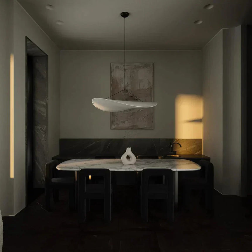 Fabric pendant light LED for modern homes decor