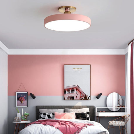 Flush Mount Ceiling Light for Bedroom and Study