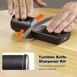 Rolling Knife Sharpener With Precision Honing Discs - OpalDwell