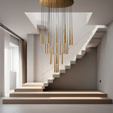 Crystal chandelier additional angle view