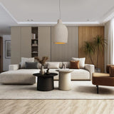 Wabi-Inspired Japandi Pendant Light Lighting Fixture Close-Up | OroDwell