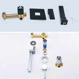 Wall mounted bathroom faucet for modern bathroom decor