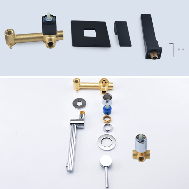 Wall mounted bathroom faucet for modern bathroom decor