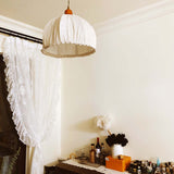 Linen Pendant Lamp for Living Room Ceiling