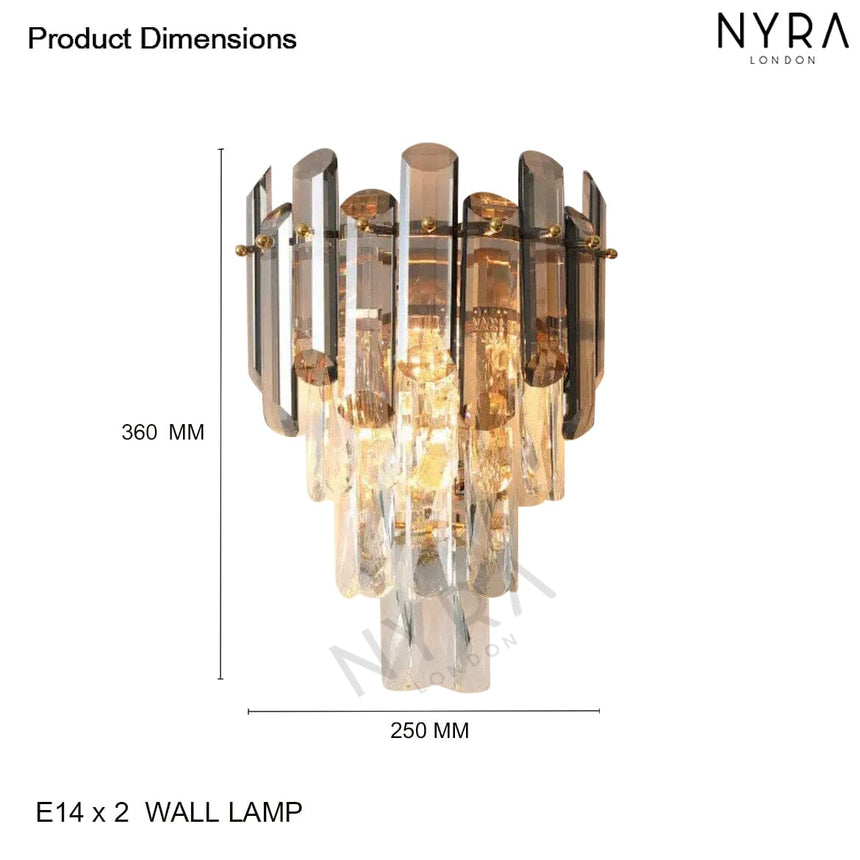 K9 Crystal Wall Light for Living Room Decor
