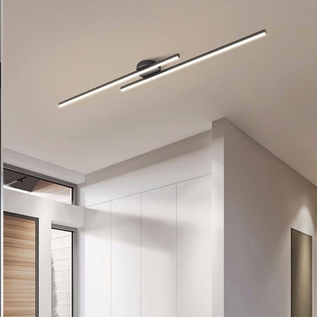 Semi flush fixture for bedroom