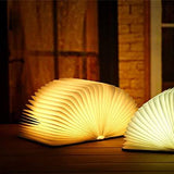 LyraLeaf Open Book Lamp Complete Display