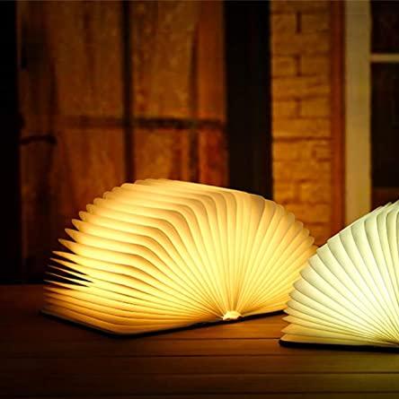LyraLeaf Open Book Lamp Complete Display