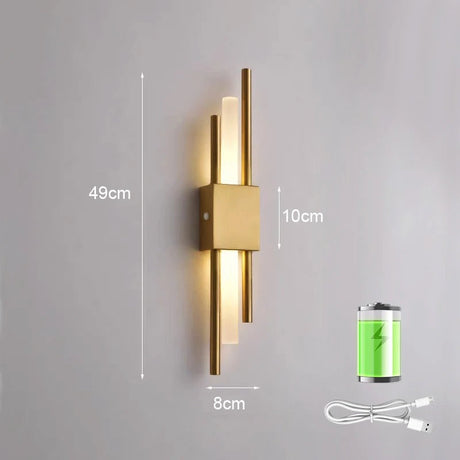 Minimalist Wall Sconce for Office Accent