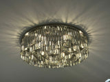 Tavian Chandelier - Iron and K9 Crystal Construction Detail