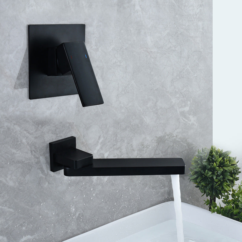 Wall mounted bathroom faucet for small bathroom spaces