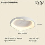 Virelli LED Ceiling Light Overhead View