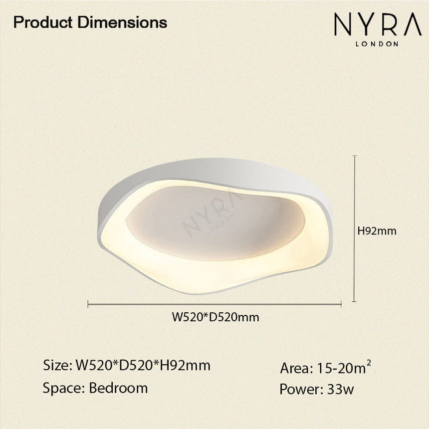 Virelli LED Ceiling Light Overhead View