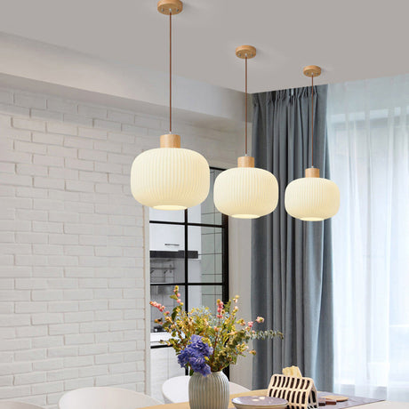 Wood Pendant Light for Farmhouse Style Homes
