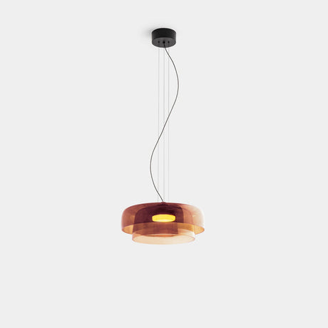 FjordLumen Glass Fixture – Orange Green Gray Options