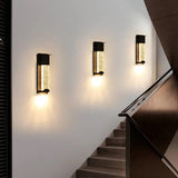 Weatherproof wall light for exterior walls