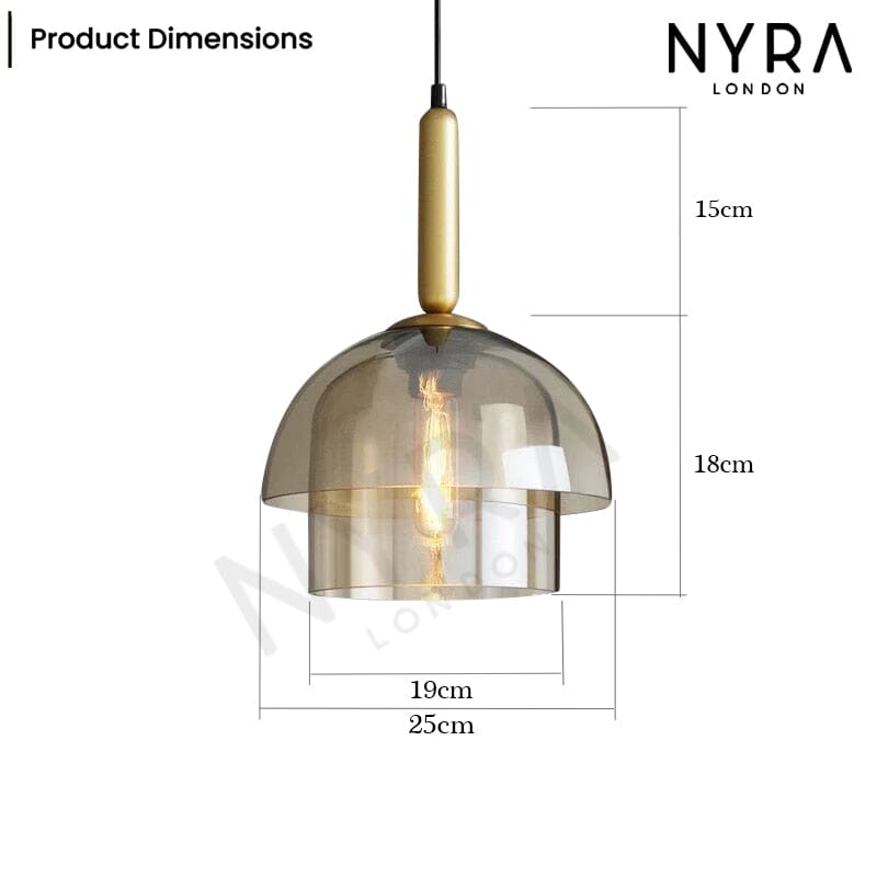Warm inviting pendant light for classic decor