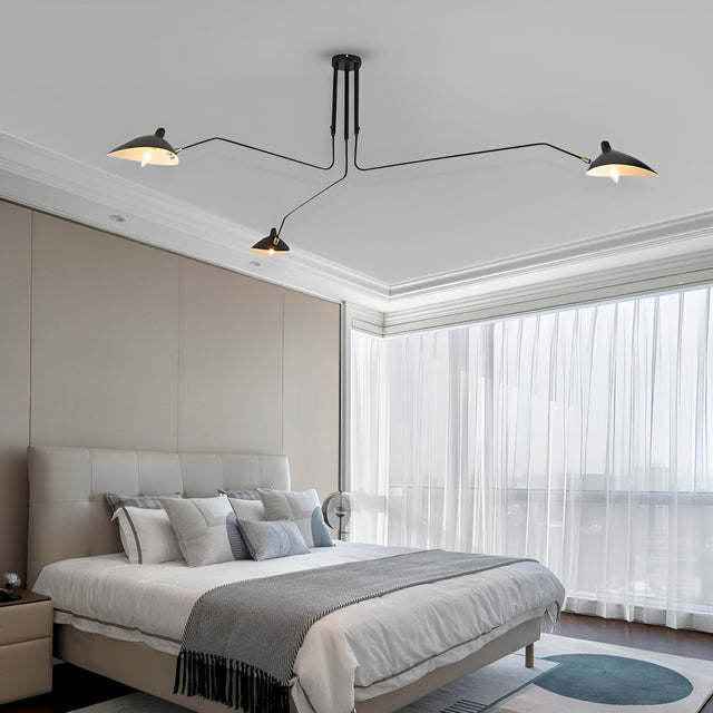 Liora 3-Arm Ceiling Light Adjustable Chandelier OpalDwell