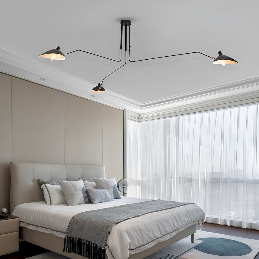 Liora 3-Arm Ceiling Light Adjustable Chandelier OpalDwell