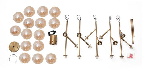 Sputnik Chandelier Bold Contemporary Centerpiece