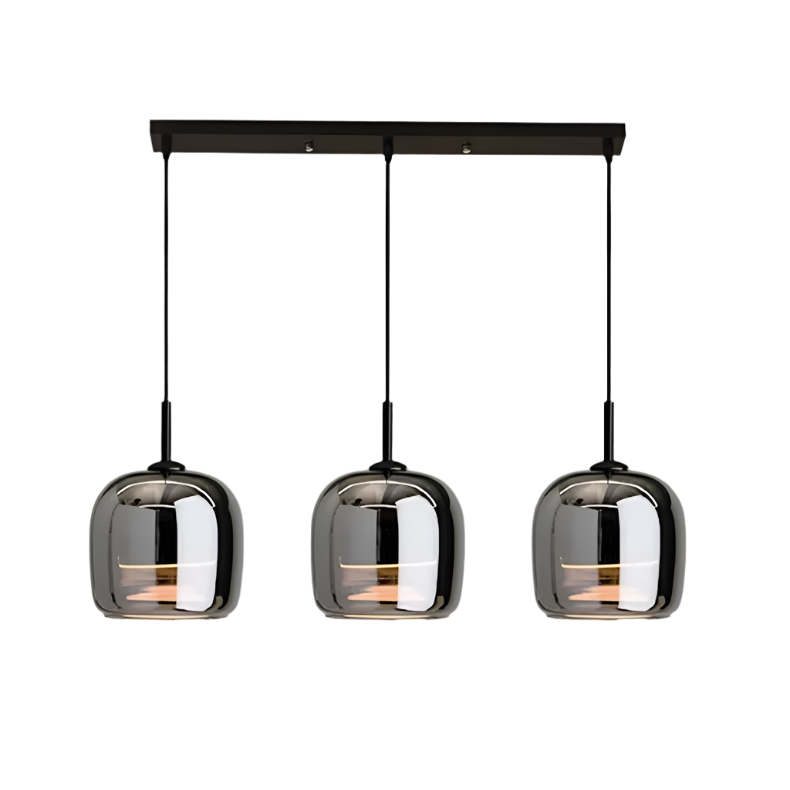Black glass pendant light Nordic style