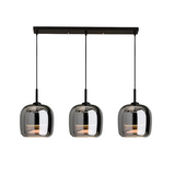 Black glass pendant light Nordic style