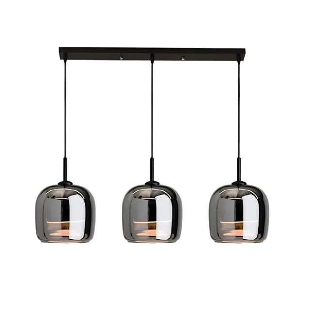 Black glass pendant light Nordic style
