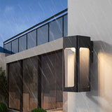 Warm glow wall lamp for patio