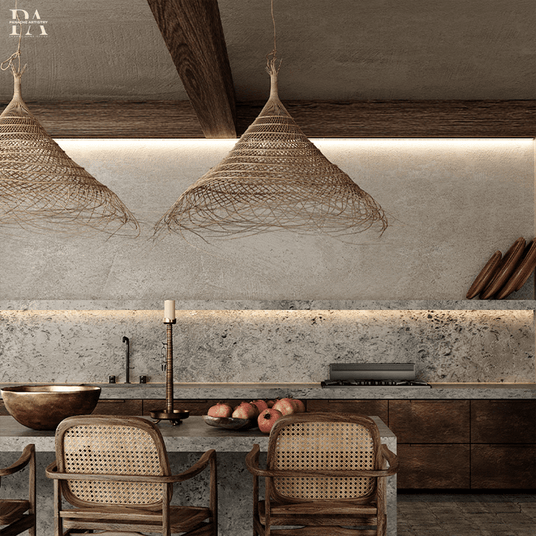 Vintage Style Bamboo Chandelier Light Fixture
