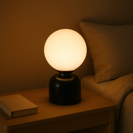 Marble Base Table Lamp for Modern Decor