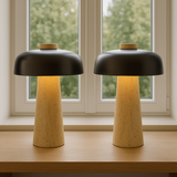 Warm ambient glow table lamp for bedside