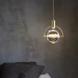 Ring shaped LED pendant lamp for dining room