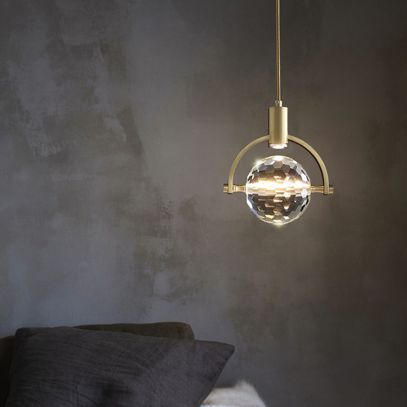 Ring shaped LED pendant lamp for dining room