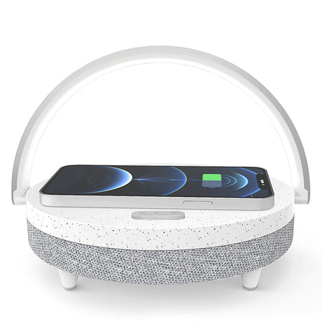 LumaNova Bedside Lamp with Wireless Charging