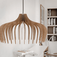 Rowan Wooden Chandelier - Ceiling Fixture Detail