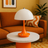 Mushroom table lamp for dining room accent